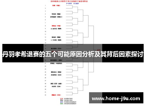 丹羽孝希退赛的五个可能原因分析及其背后因素探讨